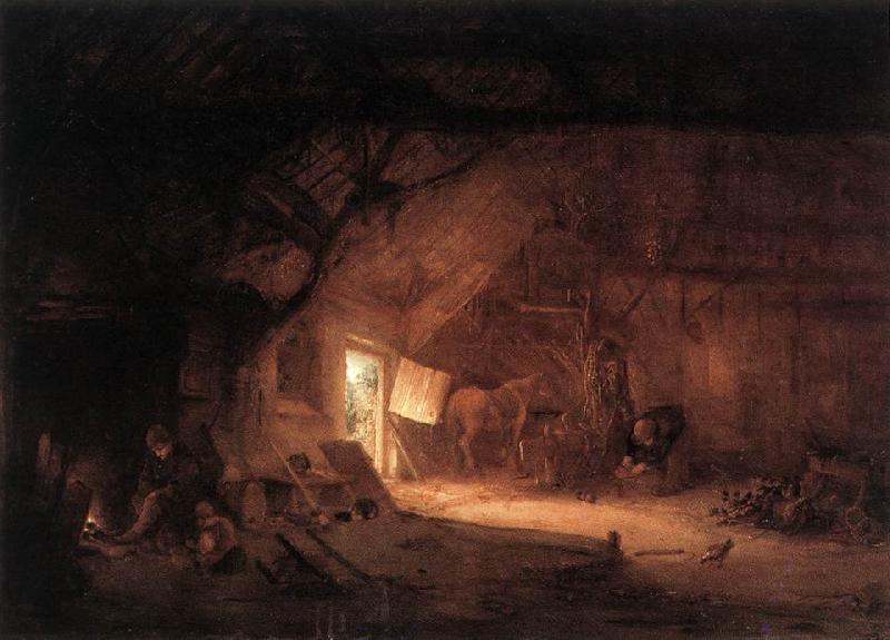 OSTADE, Isaack van Farmhouse Interior asg France oil painting art
